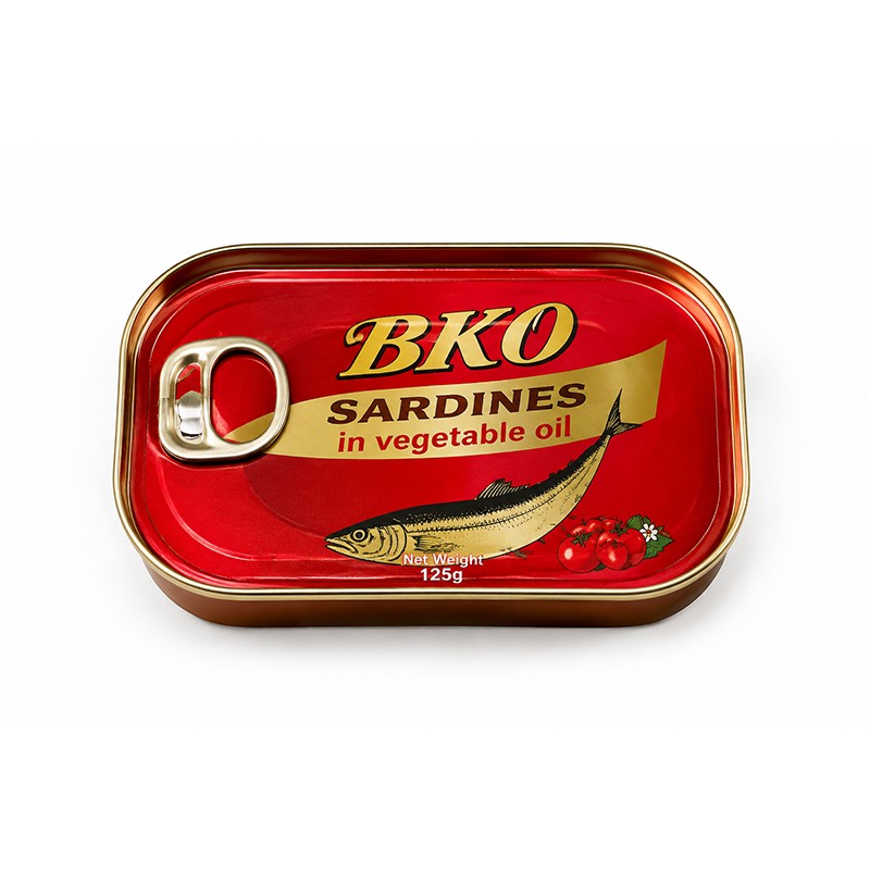 Sardine en conserve à l'huile végétale
